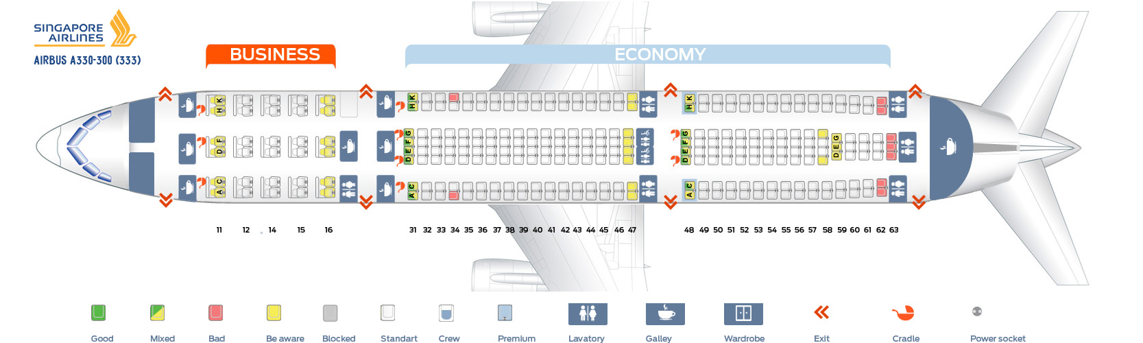 A330-300 seatguru eurowings Airbus A330